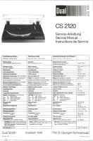 Dual CS-2120-Service-Manual 